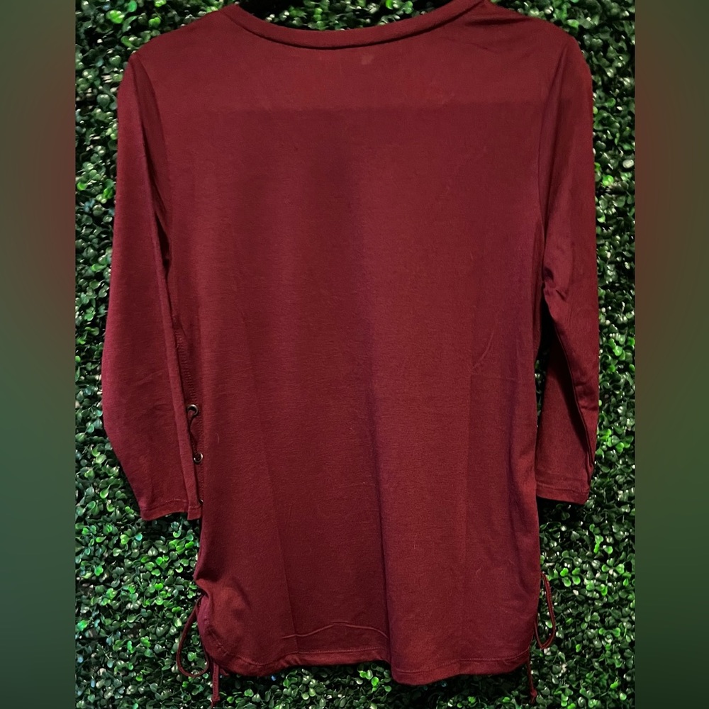 🔥5/$30🔥ALLIE & ROB SIDE LACE UP TOP - Picture 4 of 9